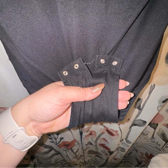 Lulus medium black strappy body suit - Picture 4 of 5